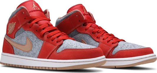 Air Jordan 1 Mid 'Denim Red' DM4352-600