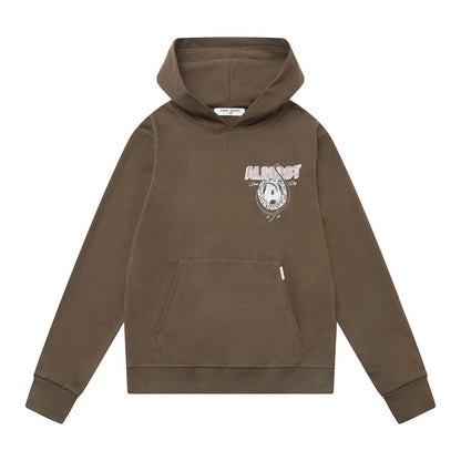 ALMOST SOMEDAY WREATH HOODIE C9-44-BROWN