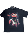 NEW MANNERS HELL RIDER TEE RHINESTONE BLACK/RED