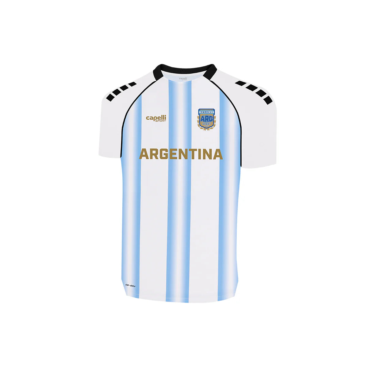 ARGENTINA HOME MET LINES SOCCER JERSEY