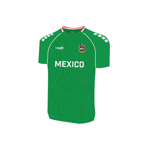 MEXICO HOME MET LINES SOCCER JERSEY