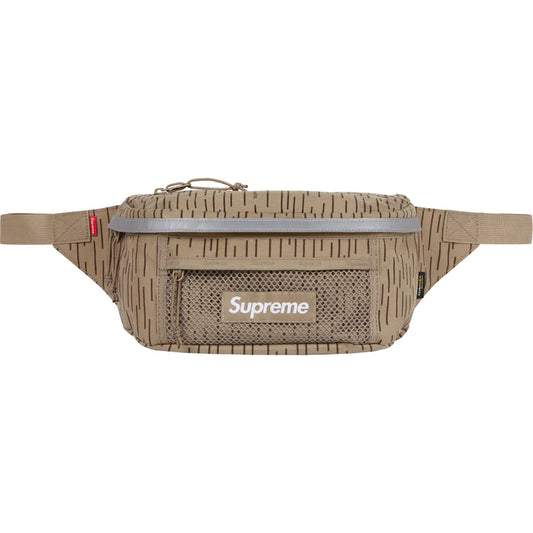 SUPREME WAIST BAG - TAN RAINDROP