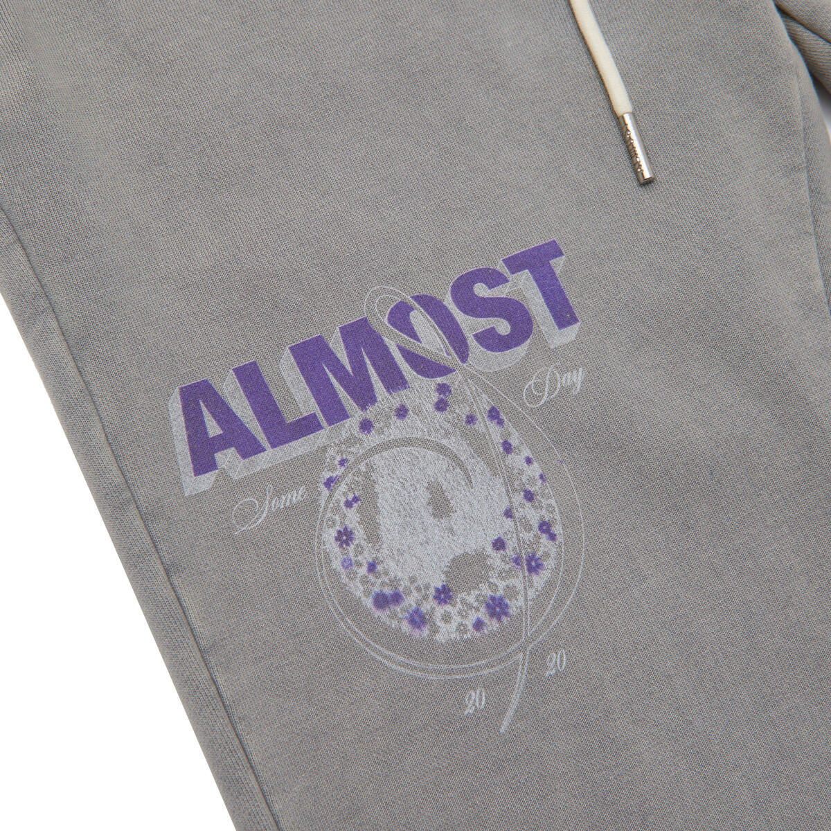 ALMOST SOMEDAY WREATH STACKED JOGGER C9-51-VINTAGE GREY