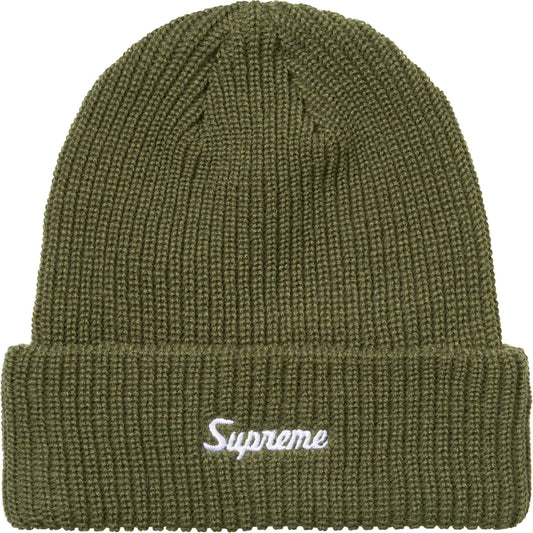 Supreme Loose Gauge Beanie FW26BN10 - OLIVE