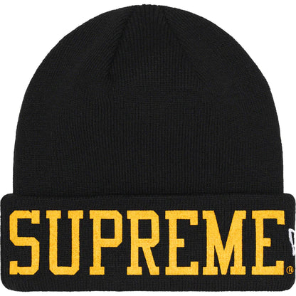 SUPREME*NEW ERA VARSITY BEANIE 'BLACK'