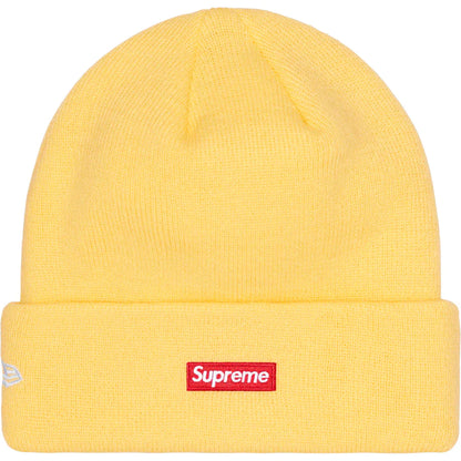 SUPREME*NEW ERA VARSITY BEANIE 'LIGHT YELLOW'