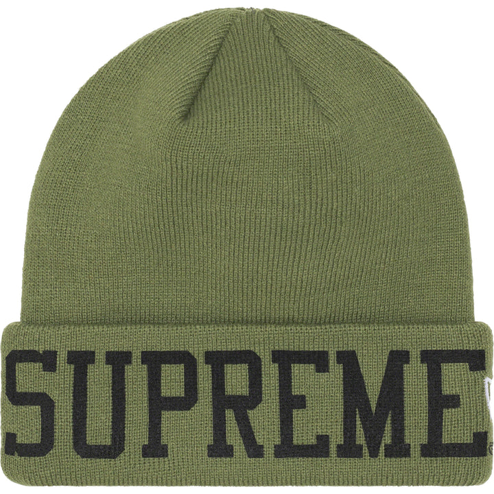 SUPREME*NEW ERA VARSITY BEANIE 'OLIVE'