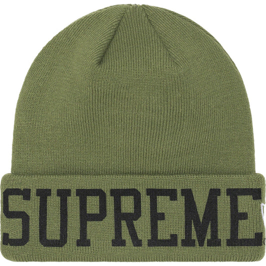 SUPREME*NEW ERA VARSITY BEANIE 'OLIVE'