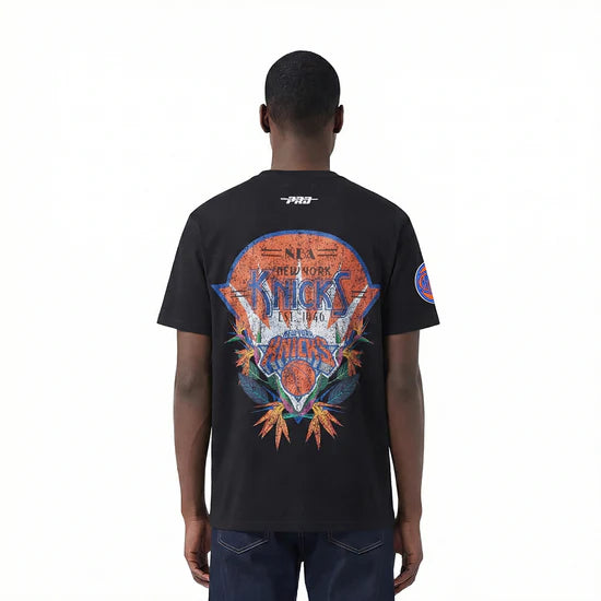 NBA NEW YORK KNICKS PARADISE MEN'S S/S TEE BNK1516942-BLK