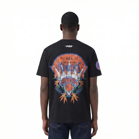 NBA NEW YORK KNICKS PARADISE MEN'S S/S TEE BNK1516942-BLK