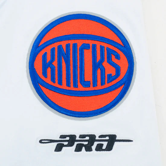 NEW YORK KNICKS LETTERMAN MEN'S S/S TEE BNK1516955 WHT
