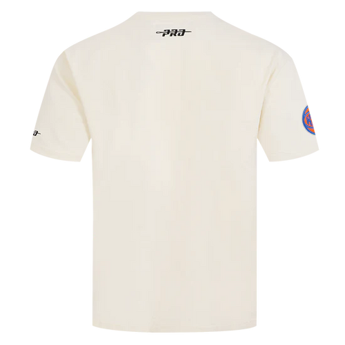 NEW YORK KNICKS STAMPED MEN'S S/S TEE   BNK1517035 EGGSHELL