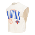 NBA NEW YORK KNICKS STAMPED MEN'S S/S TEE  BNK1517036 EGG