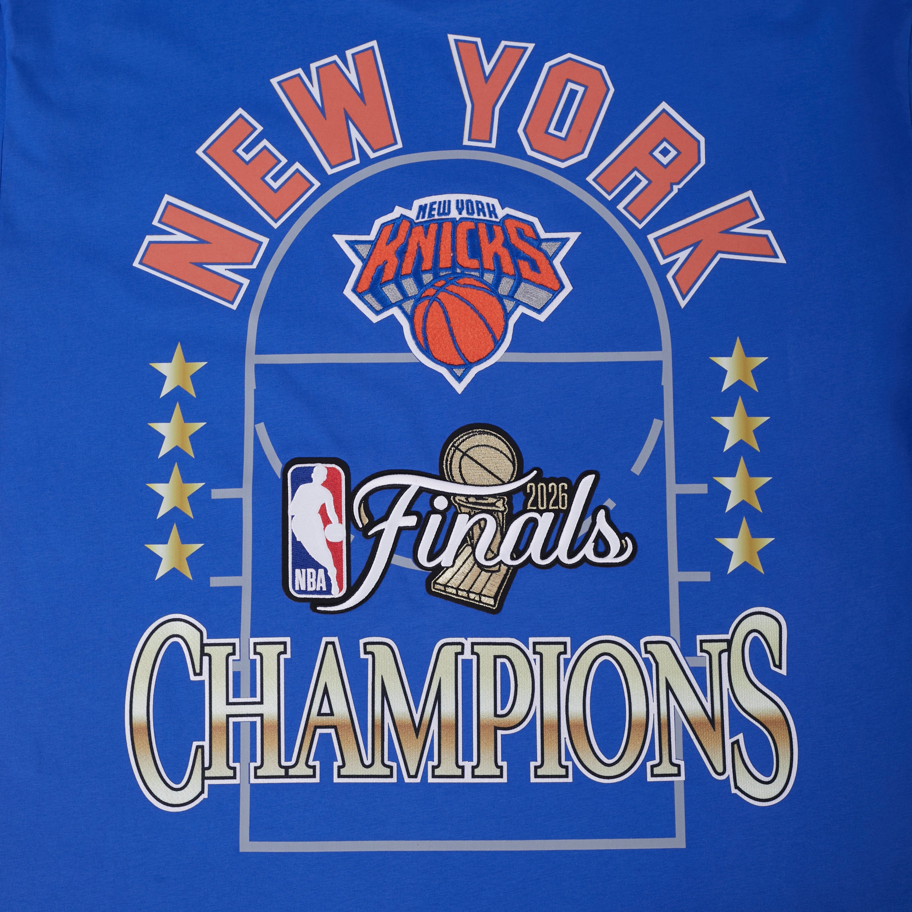 NEW YORK KNICKS NBA FINALS 2026 M CJ DROP SHOULDER TEE