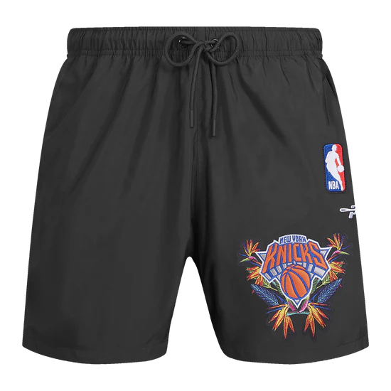 NEW YORK KNICKS PARADISE MEN'S WOVEN SHORT BNK3516944 BLK