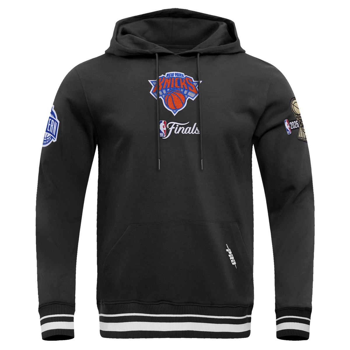 NEW YORK KNICKS NBA FINALS 2026 M RIB FLC PO HOODIE