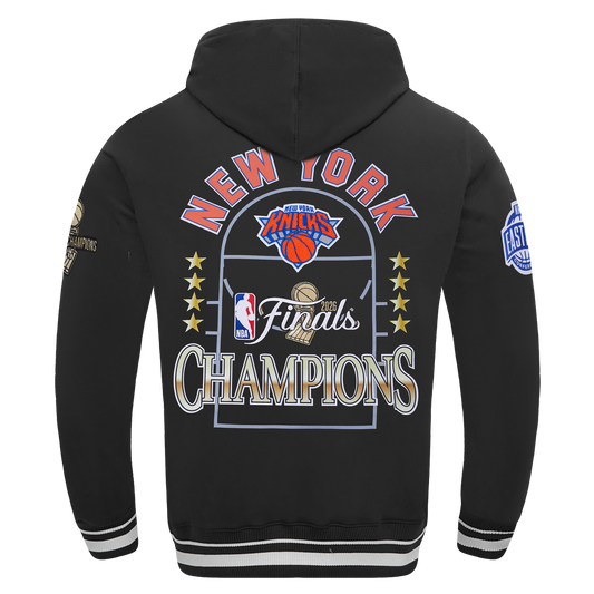 NEW YORK KNICKS NBA FINALS 2026 M RIB FLC PO HOODIE
