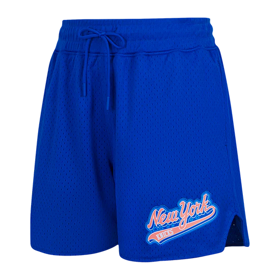 NEW YORK KNICKS SCRIPT TAIL MESH SHORT BNKF515433-RYB