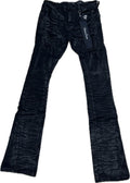 VICIOUS DENIM WAXED BLACK STACK JEANS-VC555 BLACK