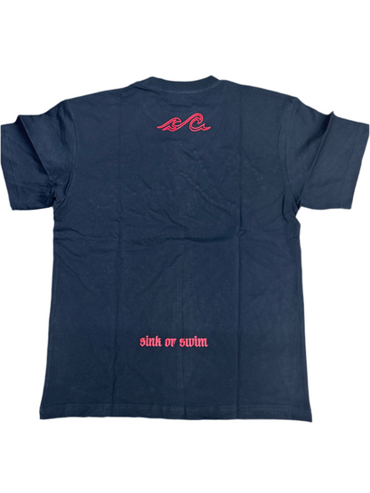 MR WAVE FATAL SEAS TEE MR-5005 (Black/Red)