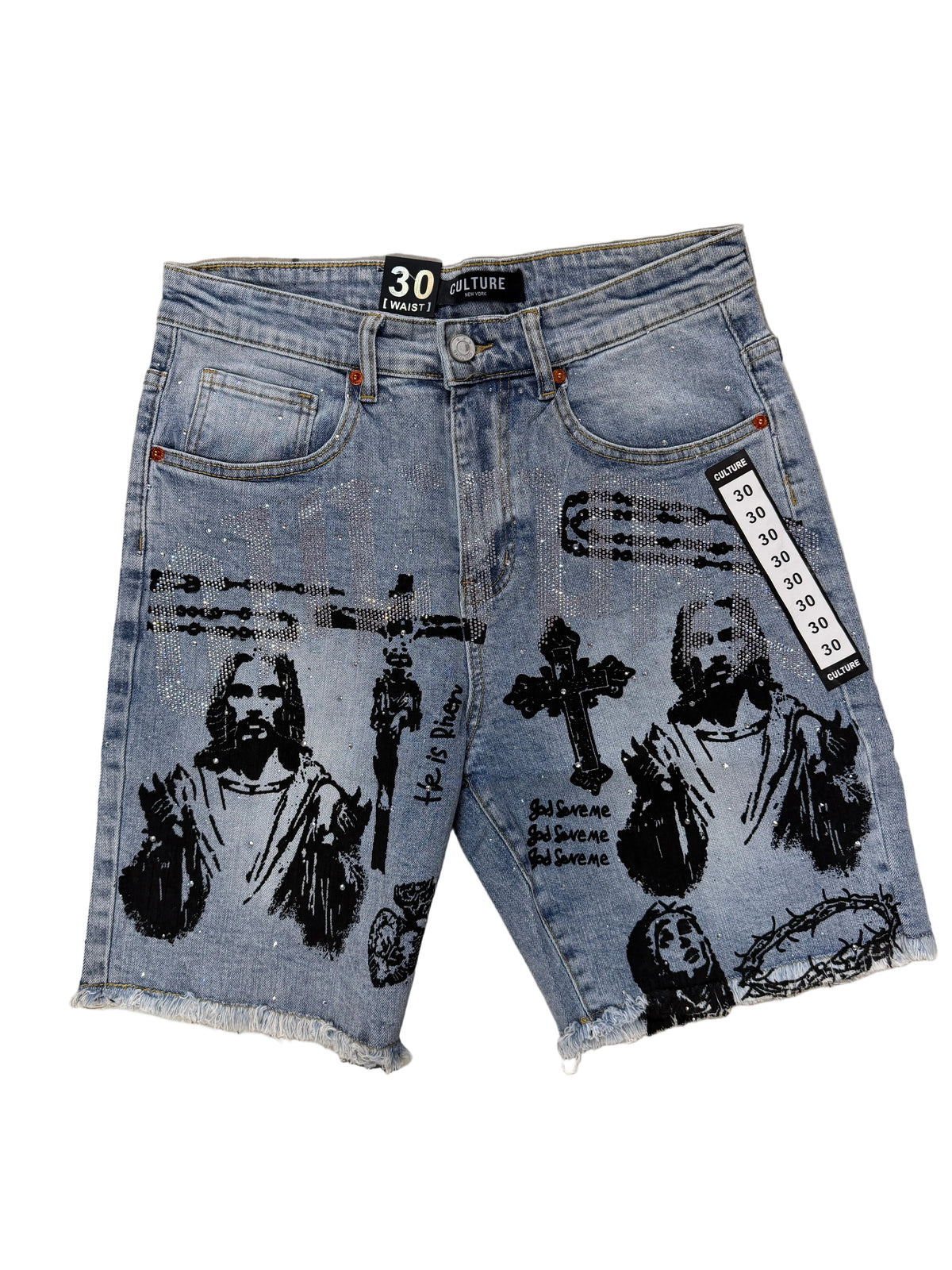 CULTURE DENIM SHORTS J9003-2