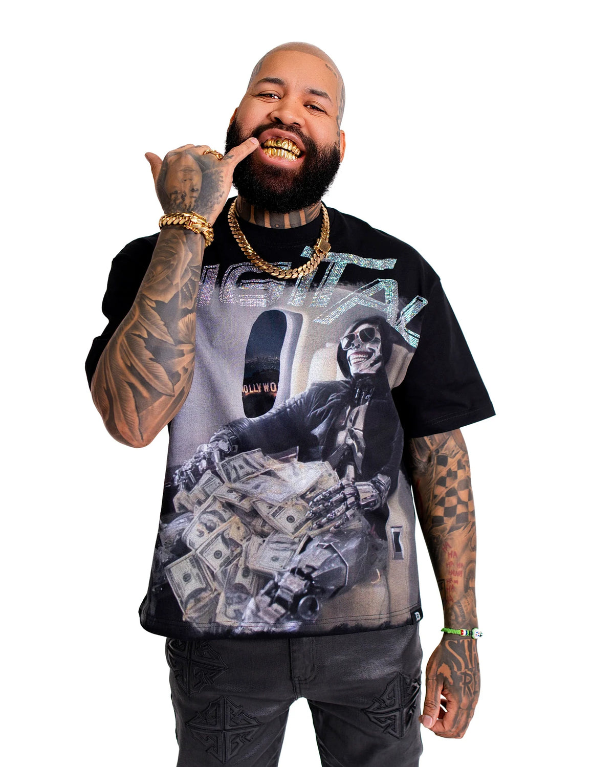 DIGITAL HAUS MONEY MAN DIGITAL T-SHIRT