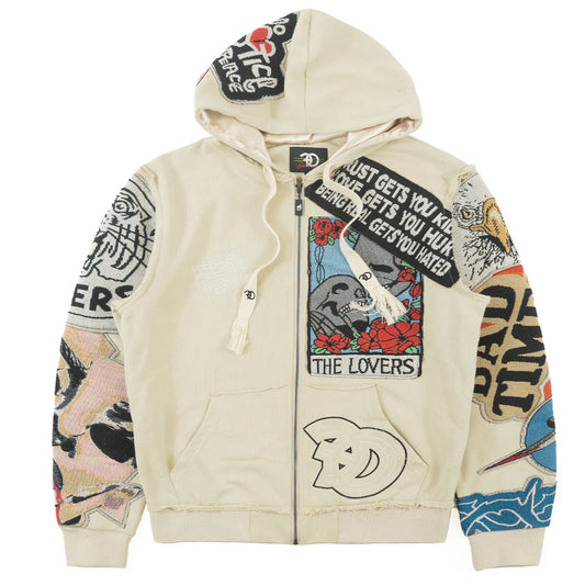 Brave Heart Tapestry Hoodie F5545 - Oat