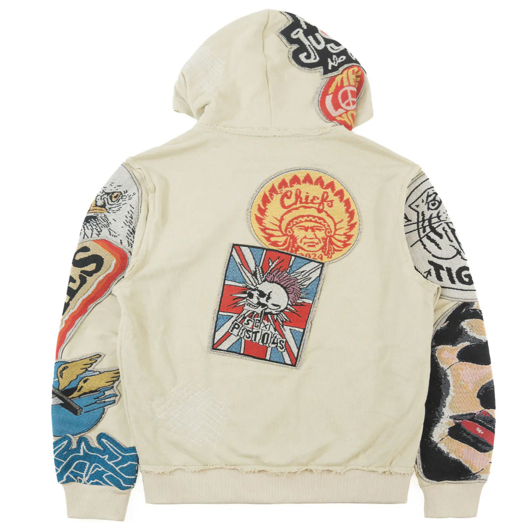 Brave Heart Tapestry Hoodie F5545 - Oat