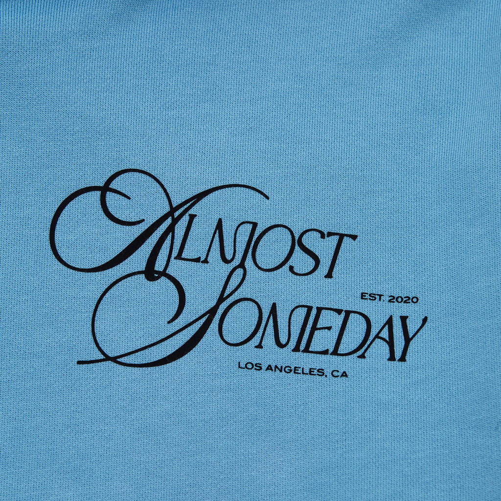ALMOST SOMEDAY STAIRWAY HOODIE C9-94-BABY BLUE
