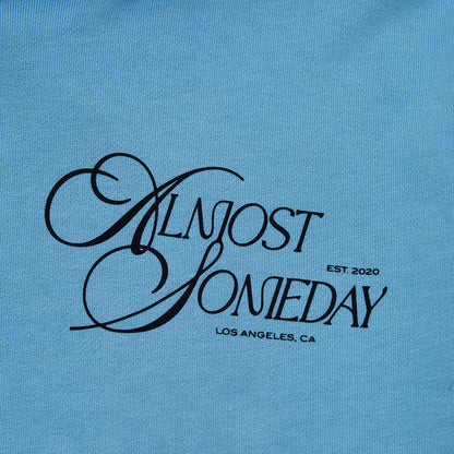 ALMOST SOMEDAY STAIRWAY HOODIE C9-94-BABY BLUE