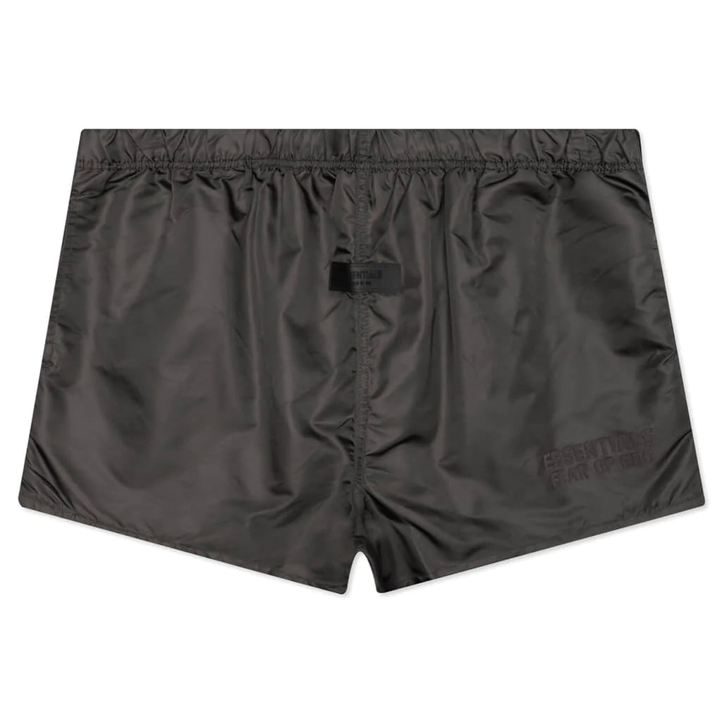 ESSENTIAL FEAR OF GOD RUNNING SHORT OFF BLACK