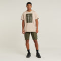 G-STAR RAW ovic zip regular short D26214-5126-1260-GS GREY