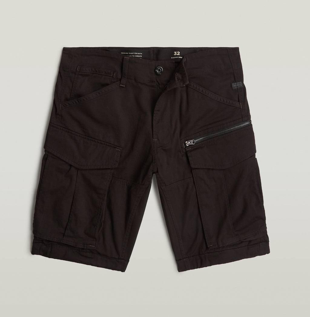 G-STAR RAW ovic zip regular short D26214-5126-6484-DK BLACK