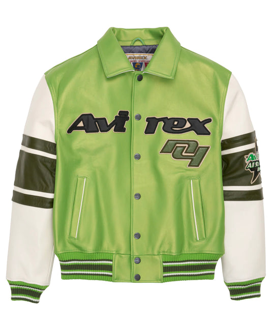 AVIREX STARS AND STRIPE JACKET 'SCREAMIN GREEN'