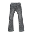 VICIOUS BLACK EMBELLISHED DENIM (VC510)-GREY