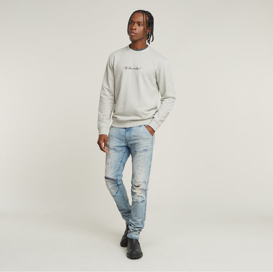 G-STAR 	5620 3D ZIP KNEE Skinny JEANS  D01252-D634   VINTAGE SUMMER SKY  RESTORED