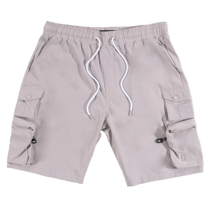 Makobi M633 Colton Nylon Spandex Cargo Shorts - Gray