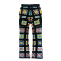 F1742 NUEVO RICHE PANTS - BLACK-RED