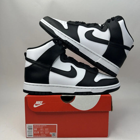 Nike Dunk High Panda Black White DD1399-105