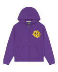 DENIM TEARS Denim University Zip Hoodie Purple