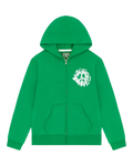 DENIM TEARS Denim University Zip Hoodie GREEN