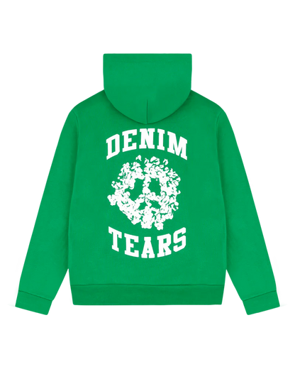 DENIM TEARS Denim University Zip Hoodie GREEN