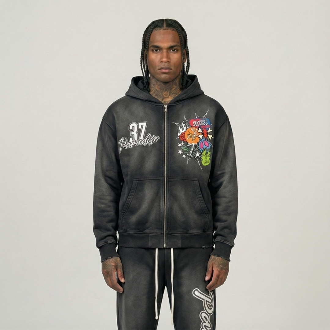 PARADASE LOST Victory Hoodie - Black - PL00791