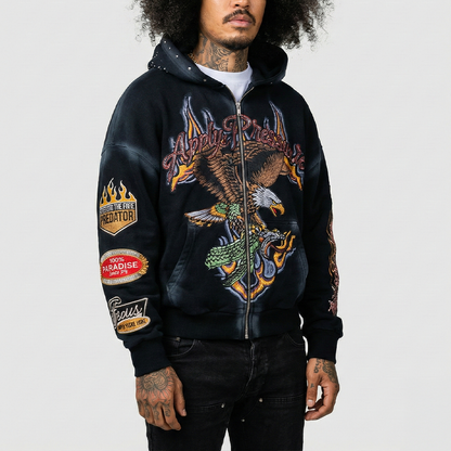 PARADASE LOST No Pressure No Glory Hoodie - Black - PL00790