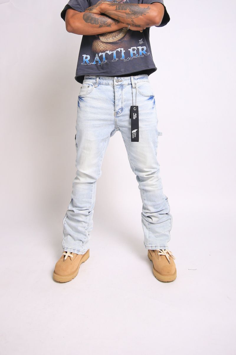 PURITY Skinny Boot  CUT TH-01A-LIGHT BLUE