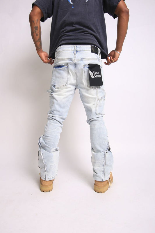 PURITY Skinny Boot  CUT TH-01A-LIGHT BLUE