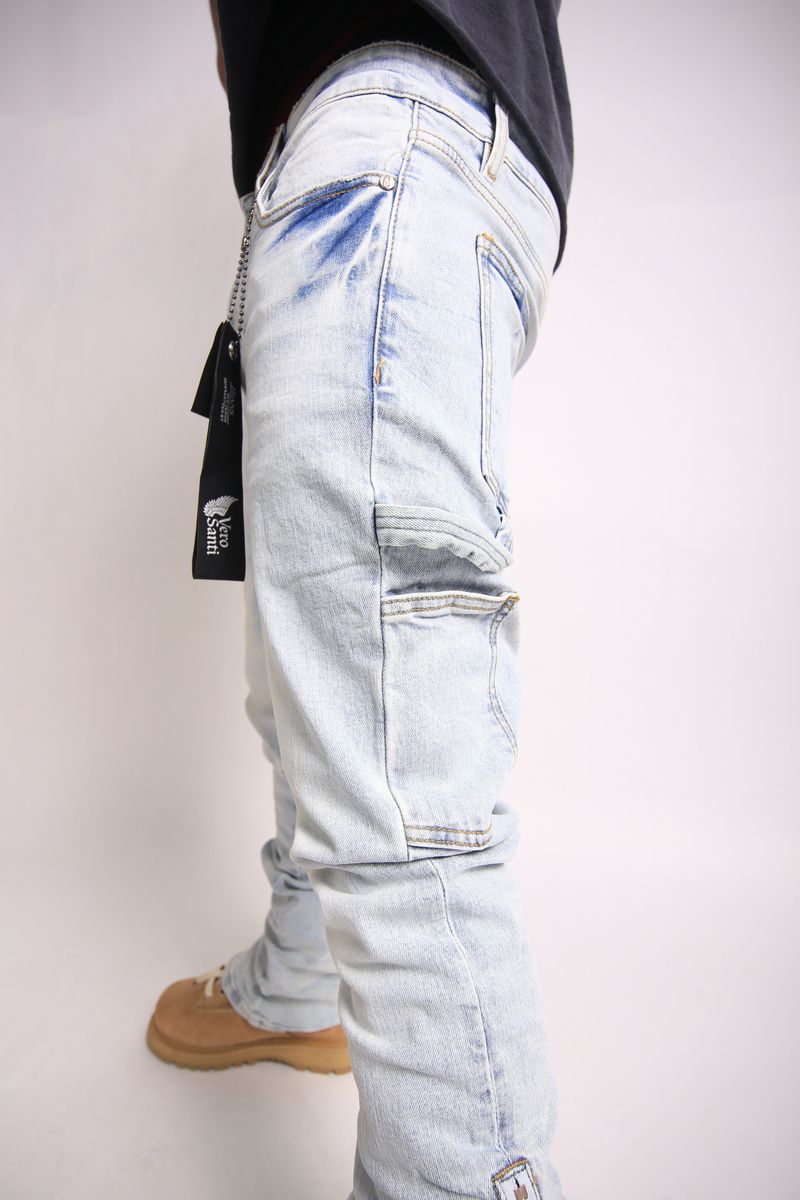 PURITY Skinny Boot  CUT TH-01A-LIGHT BLUE