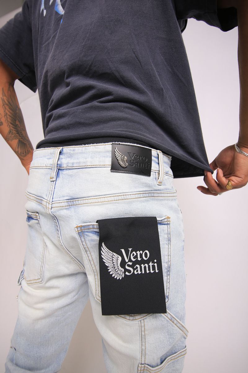 PURITY Skinny Boot  CUT TH-01A-LIGHT BLUE