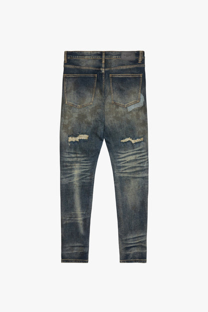 VALABASAS "sledge " Jeans - vintage Blue wash VLBSSK005-vintage blue wash