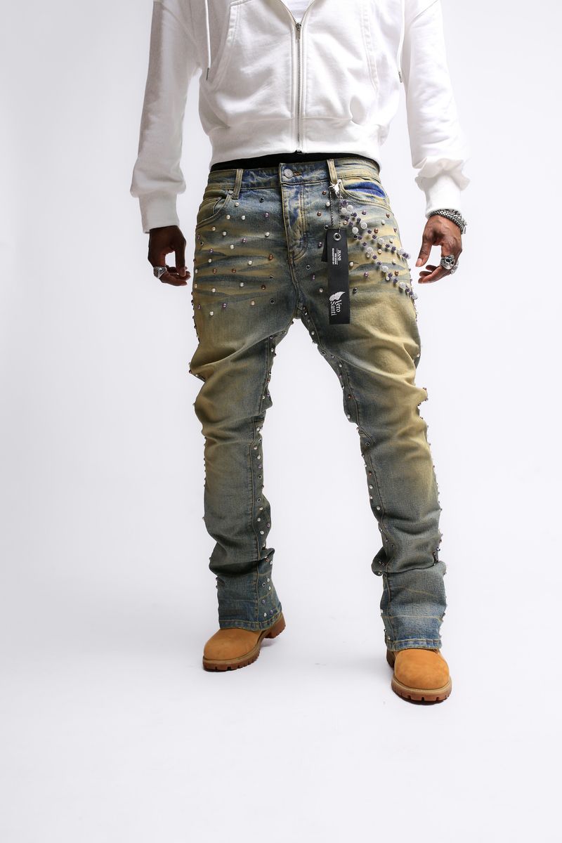 INNOVATOR Skinny Boot Cut TH-14-WASHED BLUE